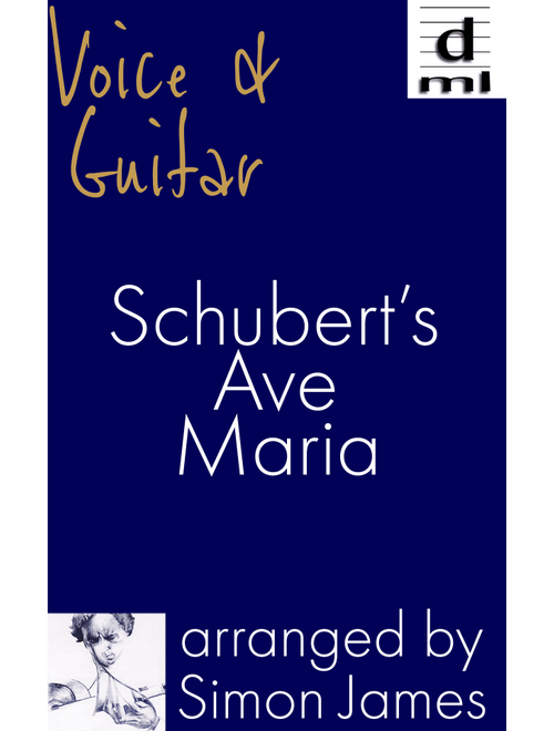 Schubert's Ave Maria for voice and guitar (Arr. Simon James) - Franz Schubert (Instrumental Duet)