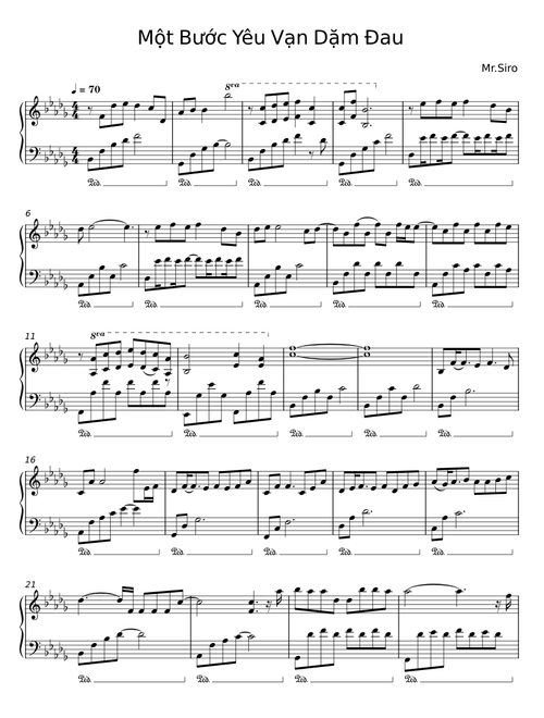 Một bước yêu vạn dặm đau - Mr Siro