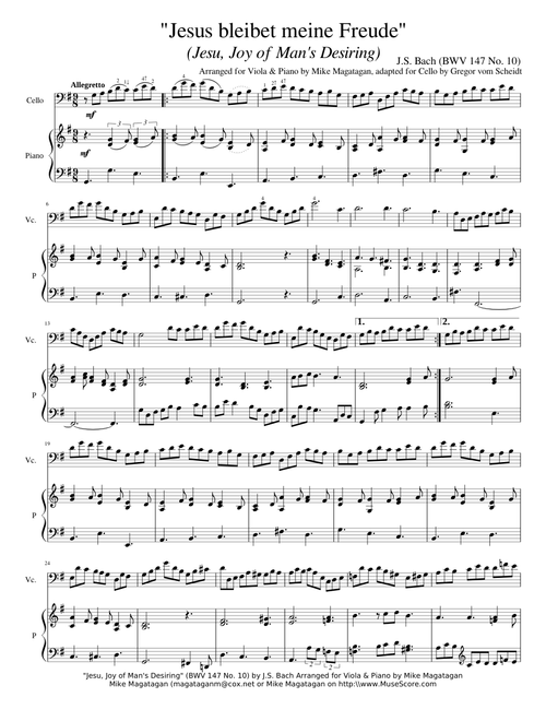 "Jesus bleibet meine Freude" (Jesu, Joy of Man's Desiring)