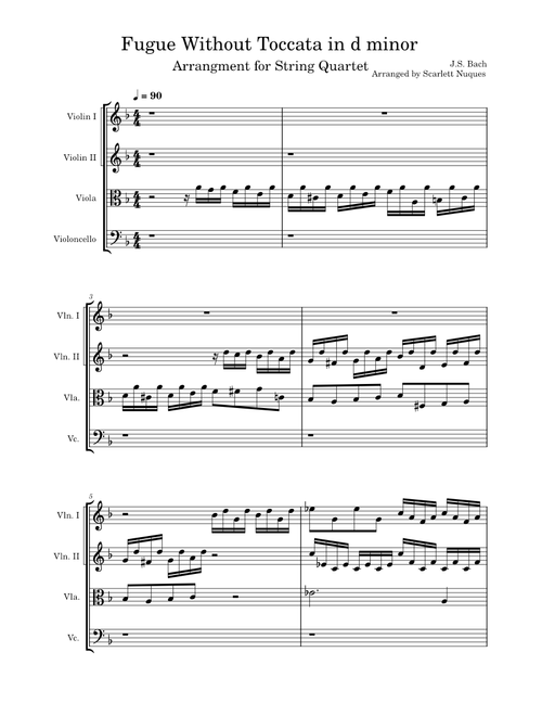 Fugue in d minor