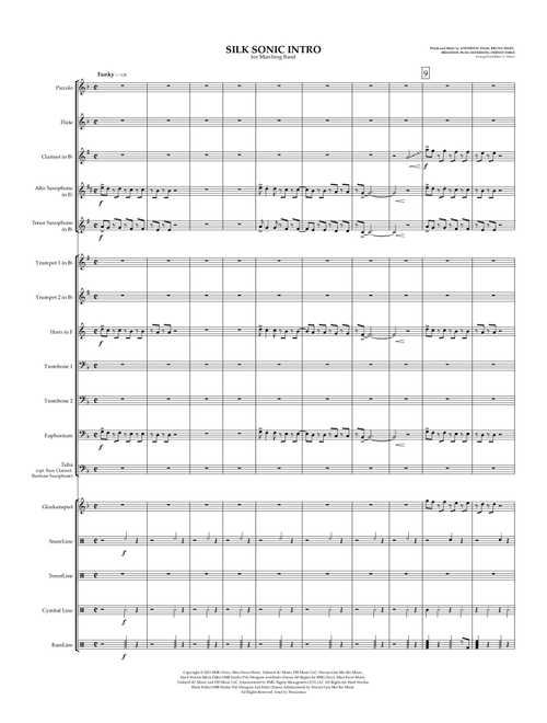 Silk Sonic Intro (Arr. Bakhari S. Nokuri) (Marching Band)