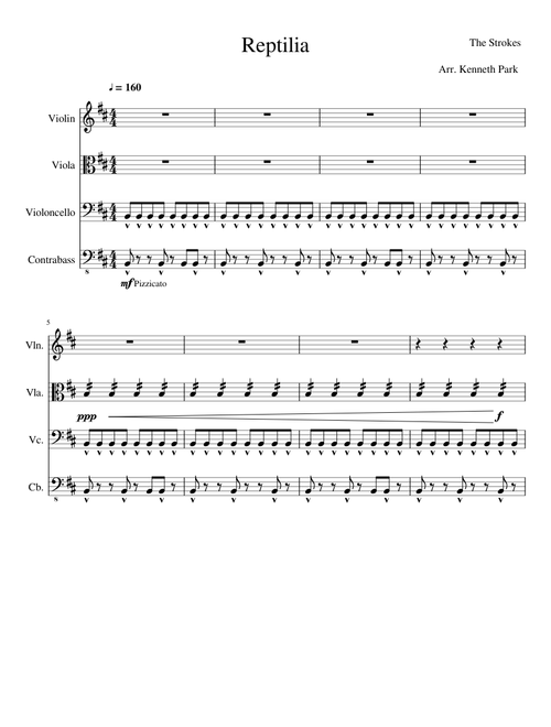 Reptilia for Strings