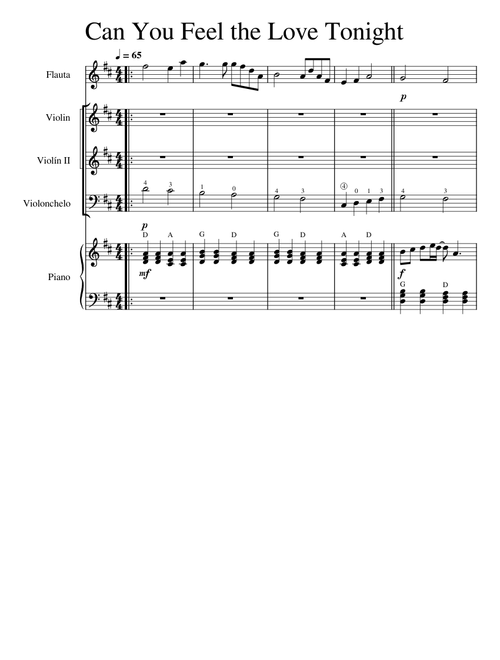 Can you feel the love tonight – Elton John