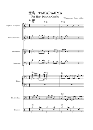 TAKARAJIMA Sheet Music for Viola (Mixed Quintet) | MuseScore.com
