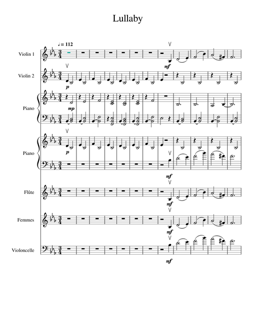 Lullabye - Johannes Brahms