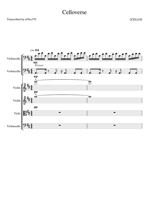 Celloverse (WIP) [2CELLOS]