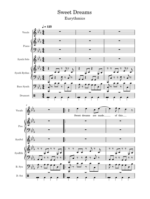 Sweet Dreams (Are Made of This) – Eurythmics