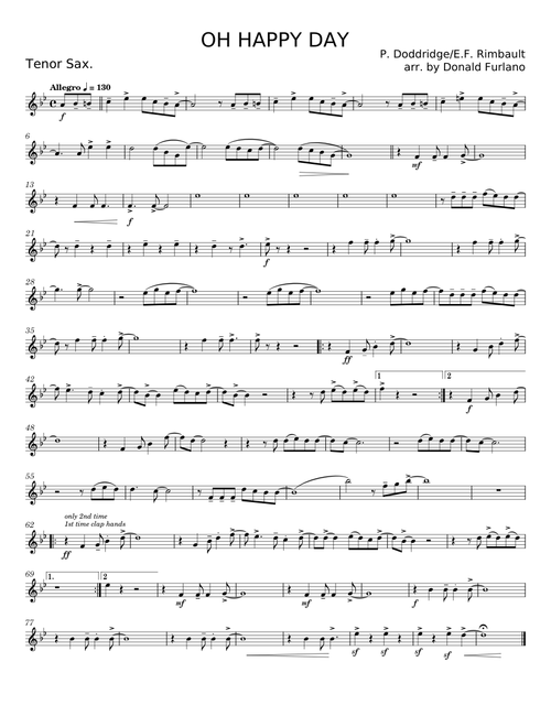 Oh Happy Day - Edward Francis Rimbault