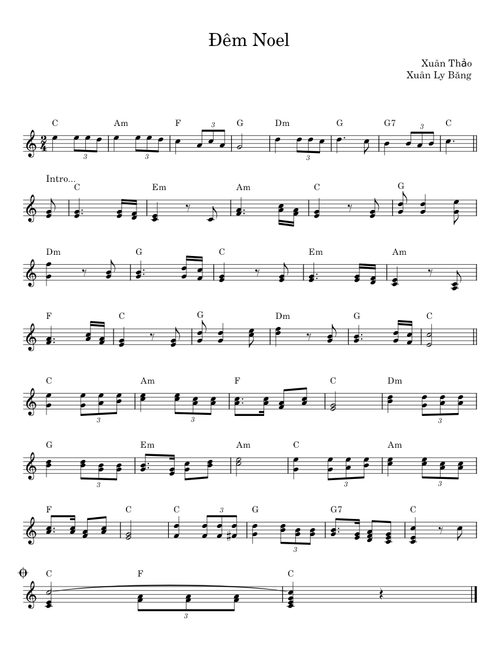 Đêm Noel - Lm. Xuân Thảo