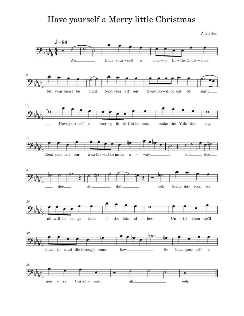 p-gritton-have-yourselves-a-merry-little-christmas-sheet-music-for