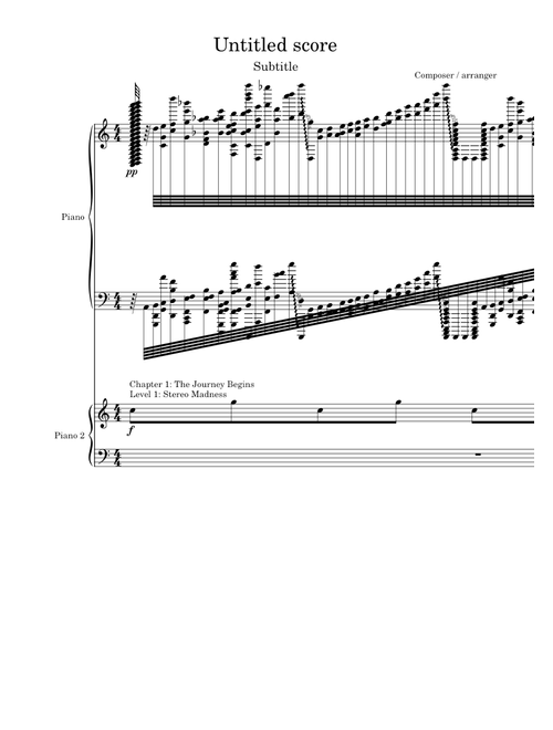 Stereo Madness Black MIDI Duet
