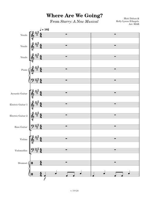 Where Are We Going? (from Starry: A New Musical)