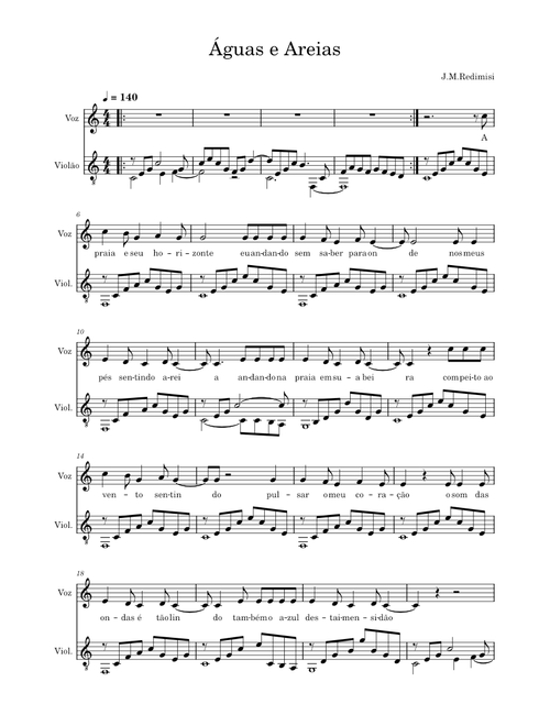 Águas e Areias - J.M. Redimisi