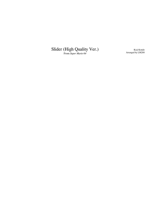Slider (High Quality Ver.)