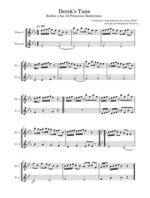 Derek's Tune, Barbie and the 12 Dancing Princesses – barbie