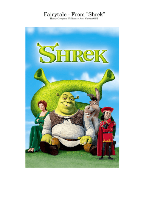 Fairytale – Harry Williams Fairytale - From "Shrek"