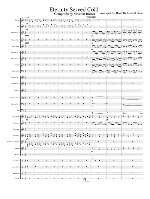 Eternity Served Cold for Concert Band