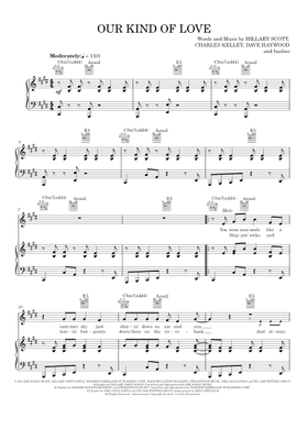 Our Kind of Love（ブラスバンド譜面）楽譜 Free Our Kind Of Love by Jim Brickman, Lady A sheet music