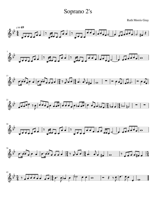 Soprano 2's