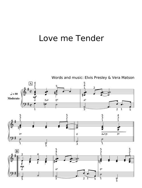 LOVE ME TENDER