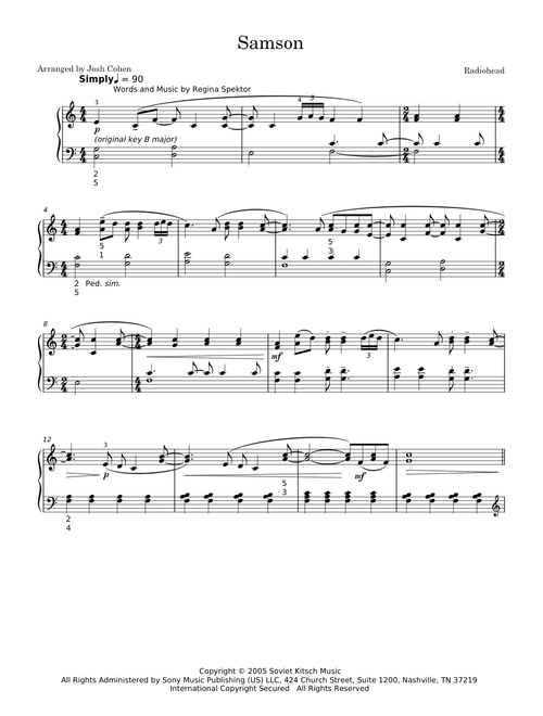 Samson - Regina Spektor