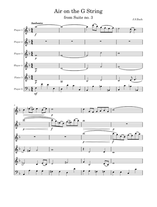 Bach - Air on a G String