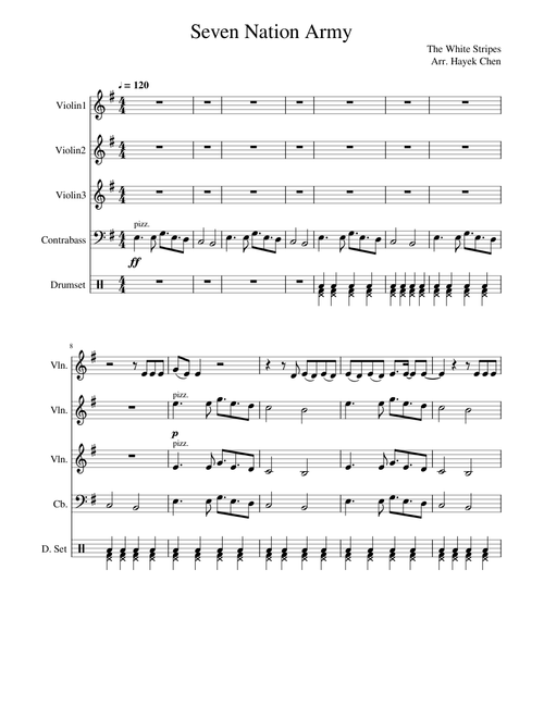 Seven Nation Army String Qurtet