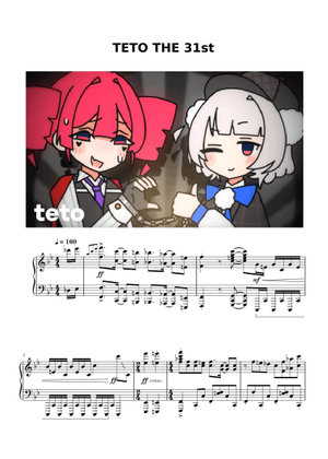 Teto the 31st – HALLO CEL Sheet Music for Piano (Solo) | MuseScore.com