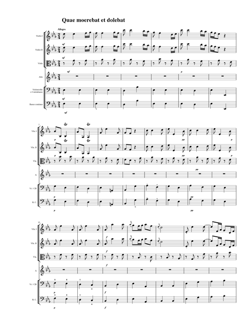 Stabat Mater in F Minor, P.77: Quae maerebat et dolebat, By G. B. Pergolesi