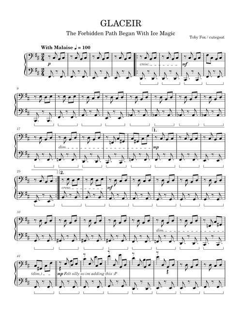 GLACEIR – Toby Fox