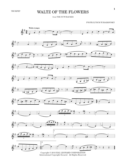 Waltz Of The Flowers, Op. 71a (from The Nutcracker) - Pyotr Il'yich Tchaikovsky (Trumpet Solo)