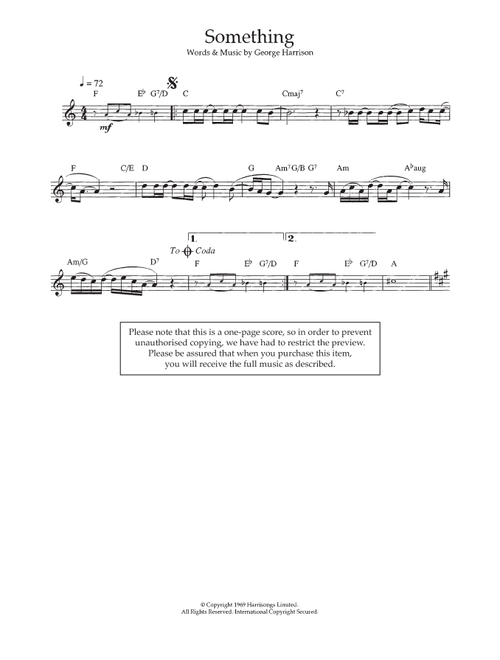 Something - George Harrison (Flute Solo)