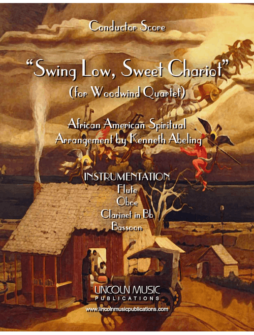 Swing Low, Sweet Chariot (for Woodwind Quartet) (Arr. Kenneth Abeling) - African American Spiritual (Woodwind Ensemble)