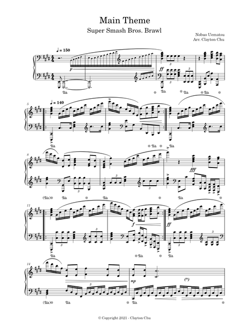 Main Theme - Super Smash Bros. Brawl (Hard)
