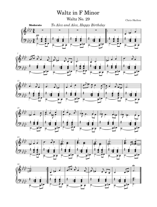 Memory Lapse - Waltz in F Minor - Chris Skelton