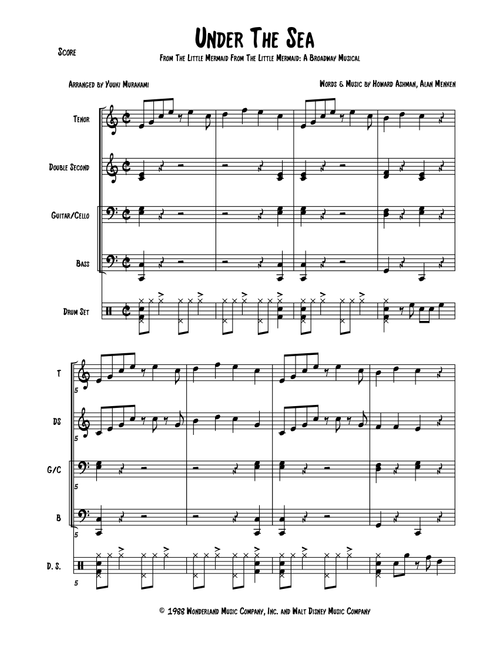 Under The Sea (Arr. Yuuki Murakami) - Howard Ashman, Alan Menken (Percussion Ensemble)