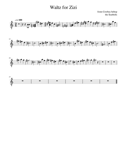 Waltz for Zizi