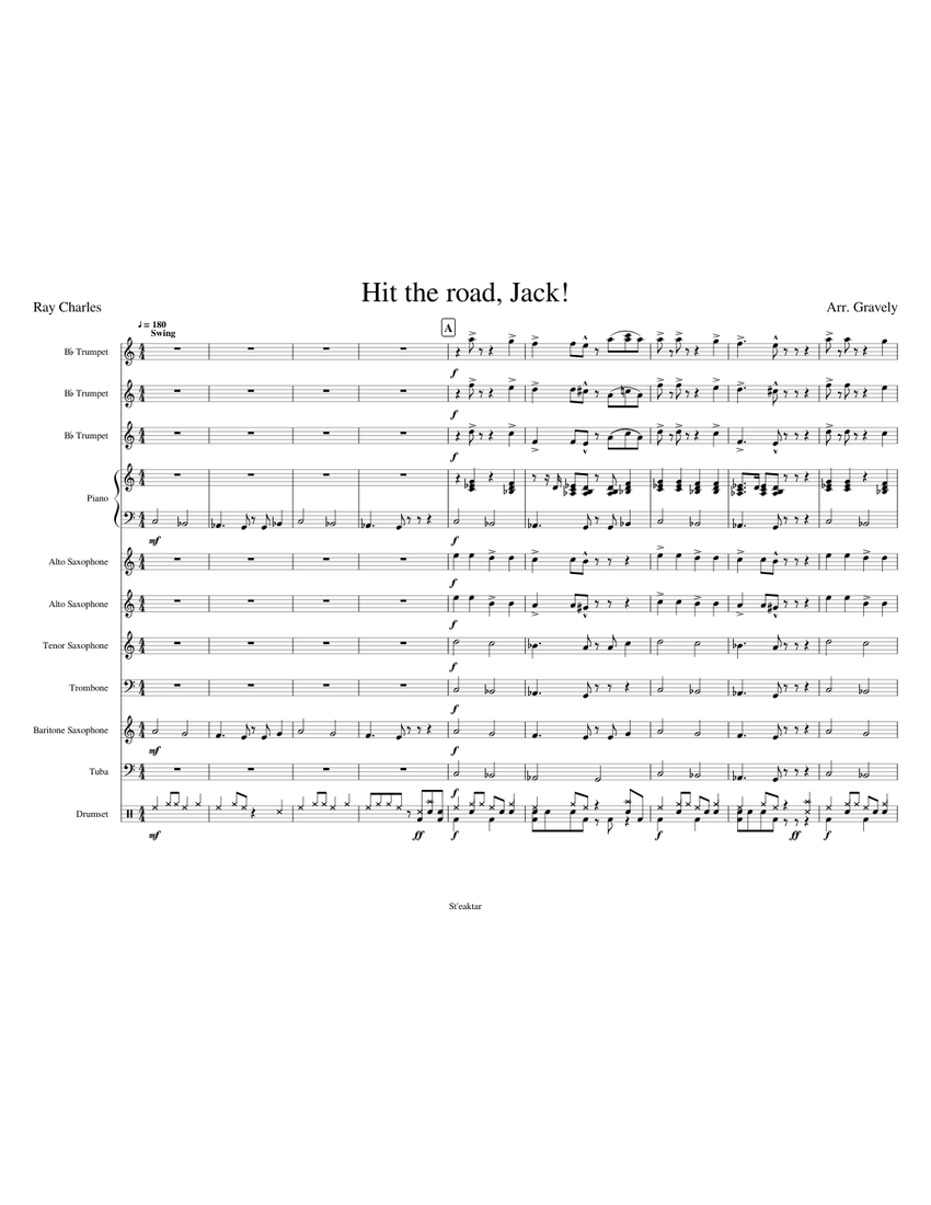 Hit the road jack trumpet new arrivals