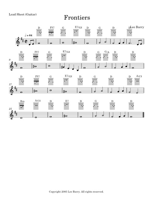 Frontiers (Guitar)