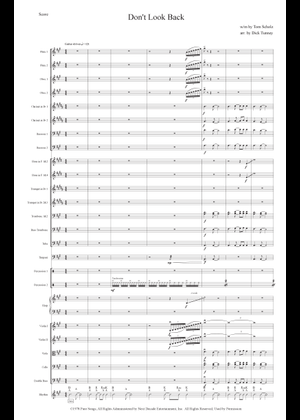 Play Official version of Don't Look Back Sheet Music by Boston