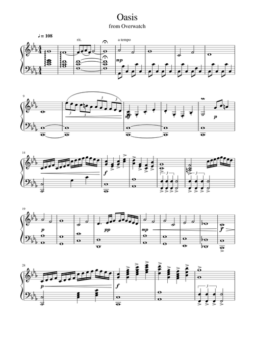 Overwatch - Oasis Theme