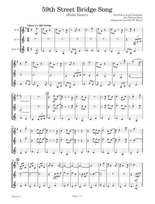 The 59th Street Bridge Song (Feelin' Groovy) – Paul Simon, Simon & Garfunkel