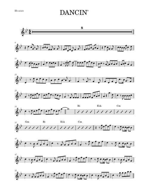Dancin' (ALTO SAX RMX)