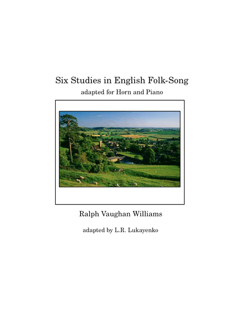Six Studies in English Folk-Songs -RVW- arg for Horn