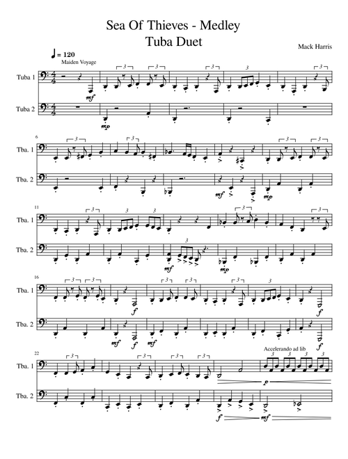 Sea Of Thieves - tuba Duet