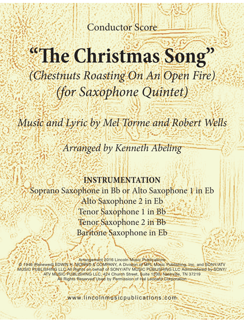 The Christmas Song (Chestnuts Roasting On An Open Fire) (Arr. Kenneth Abeling) - John Denver (Woodwind Ensemble)