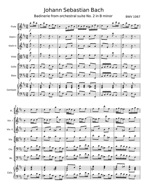 Orchestral Suite No.2 In B Minor - Johann Sebastian Bach