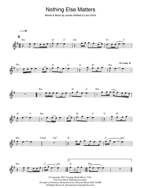 Nothing Else Matters - Metallica (Flute Solo)