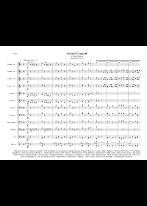 専用【吹奏楽楽譜】ハロルドウォルターズ「Instant Concert」 Instant Concert - Harold L. Walters Sheet Music for Trombone
