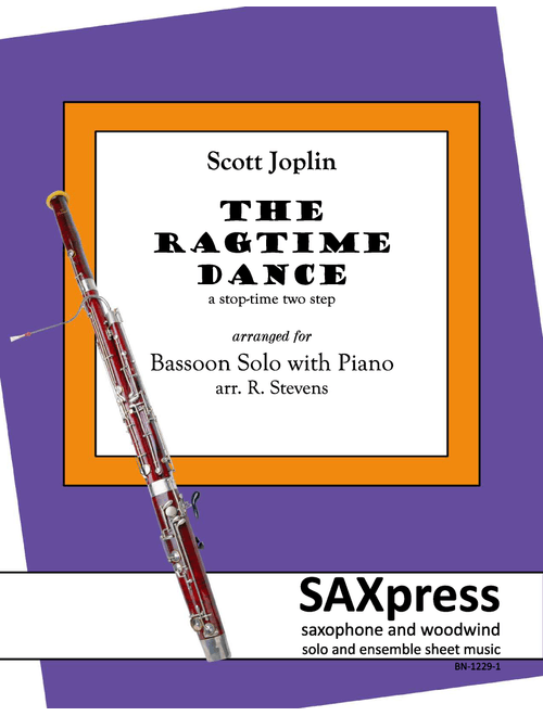 The Ragtime Dance - Scott Joplin - BASSOON SOLO with piano (Arr. Robert Stevens) (Bassoon and Piano)